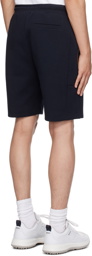 BOSS Navy Striped Shorts