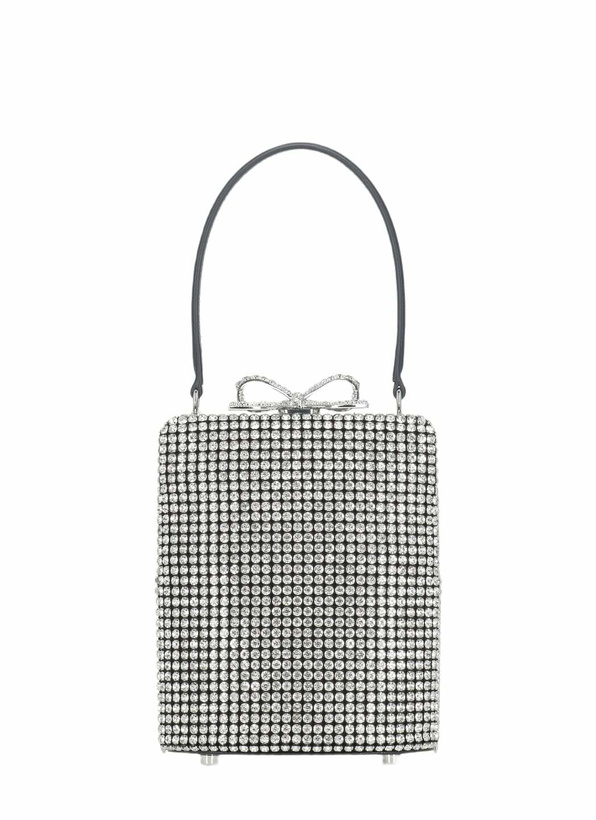 Photo: self-portrait Silver Crystal Fishnet Bag
