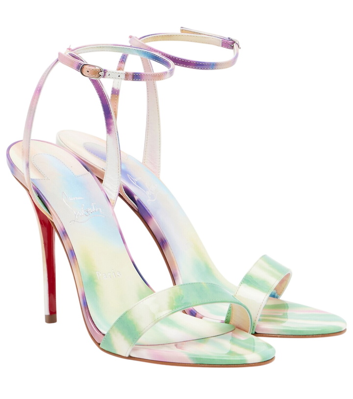 Photo: Christian Louboutin Miss Z tie dye patent leather sandals