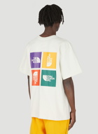 Colour Block T-Shirt in White