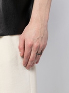 MAOR Black Solstice Diamond Band Ring