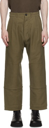 Jan-Jan Van Essche Khaki O-Project Trousers