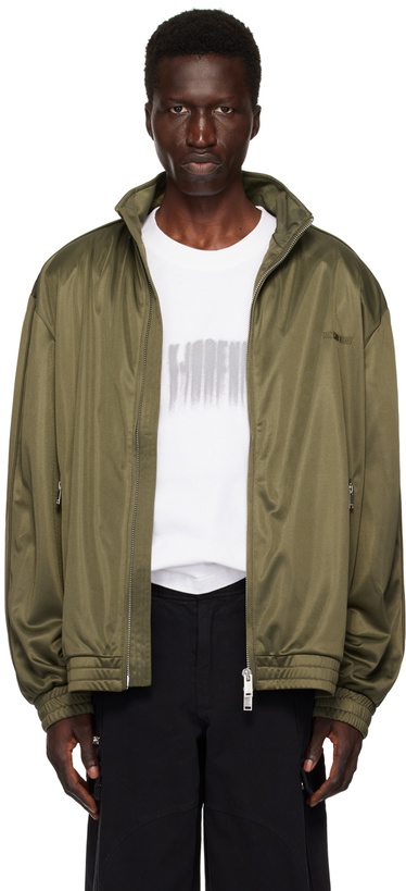 Photo: Han Kjobenhavn Green Oversized Track Jacket