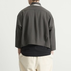 Merely Made Men's Cropped Overshirt in Asphalt Grey