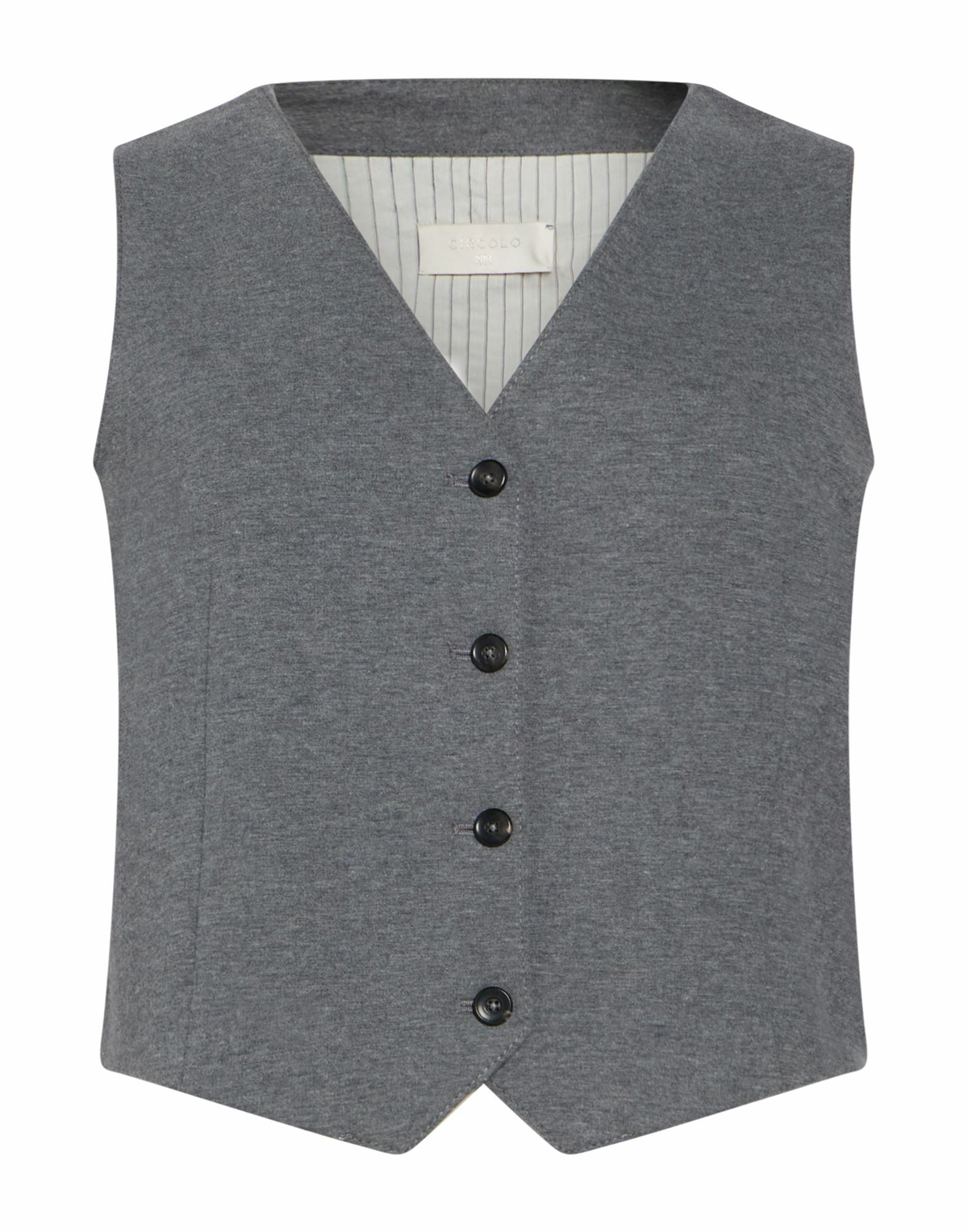 Circolo 1901 Womens Tailored Vest in Grey