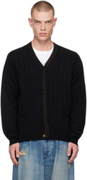 kolor Black Studded Cardigan