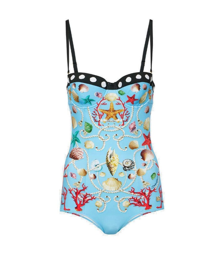 Photo: Dolce&Gabbana Capri printed swimsuit