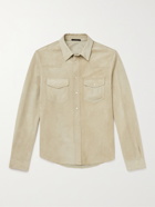 TOM FORD - Western Suede Shirt - Gray