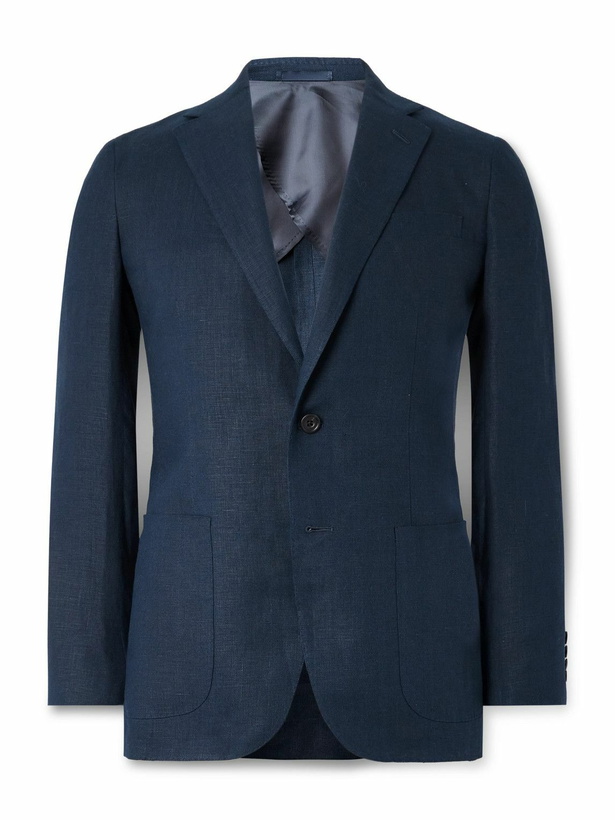 Photo: Kingsman - Linen Suit Jacket - Blue