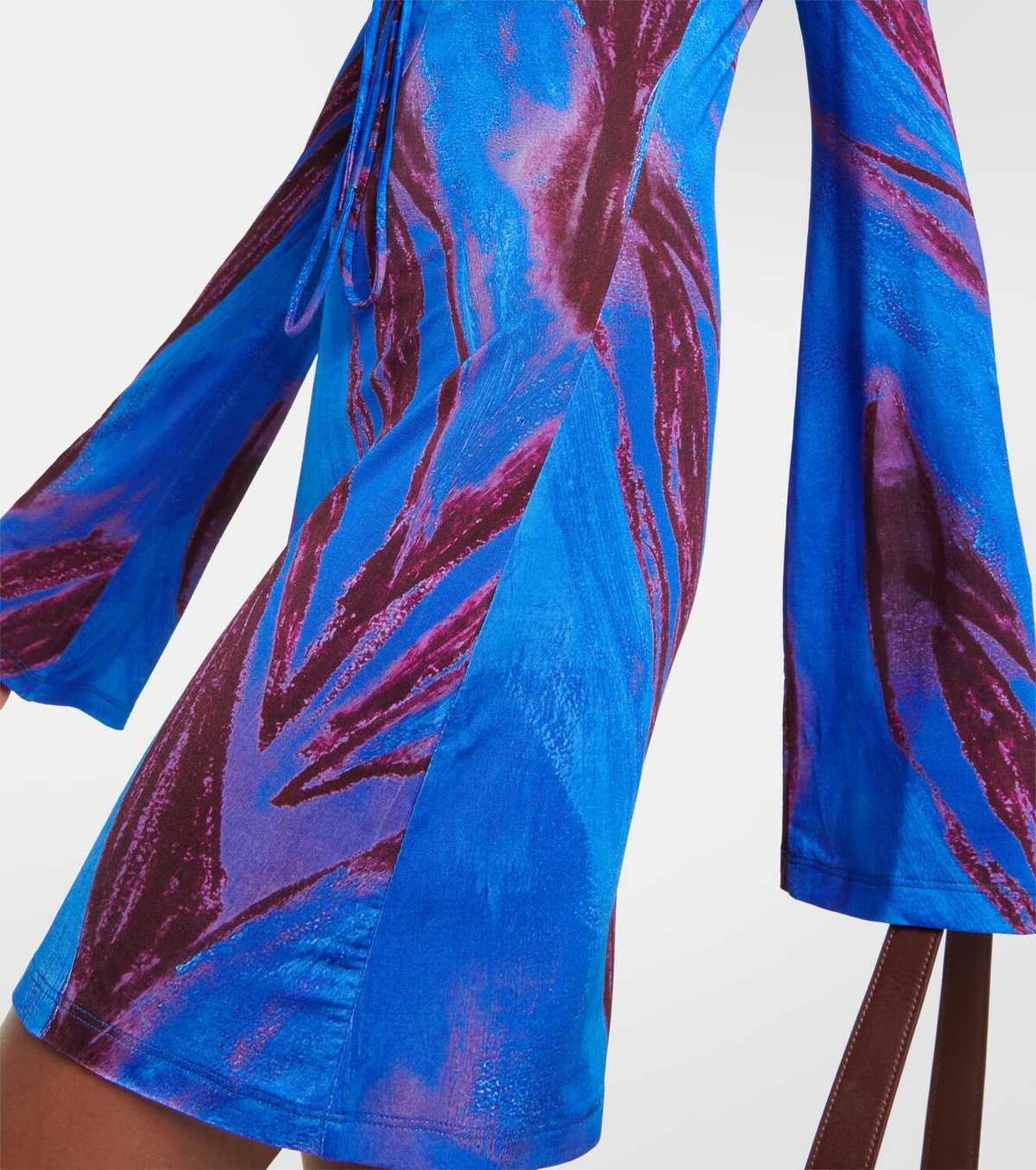 Louisa Ballou Printed jersey minidress