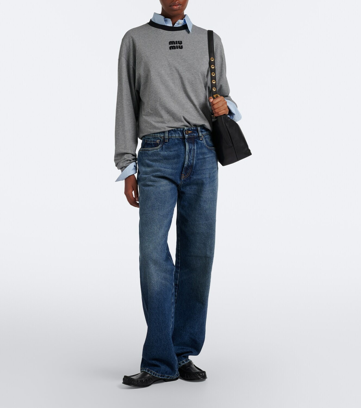 Miu Miu Spirit leather top-handle bag