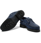 Timberland - Engineered Garments Suede and Nubuck Boat Shoes - Men - Navy