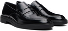 BOSS Black Strap Polished Loafers
