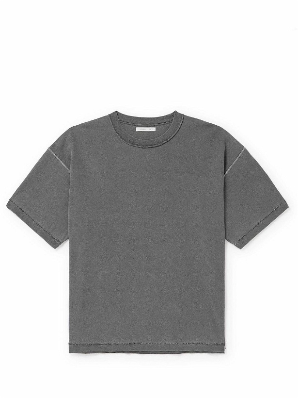 Photo: John Elliott - Reversed Cotton-Jersey T-Shirt - Gray
