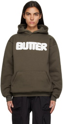 Butter Goods Brown Puff Hoodie