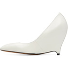 Maison Margiela White Heel-less Pump Heels