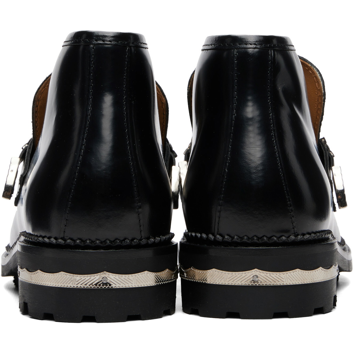 Toga Virilis Black Leather Boots