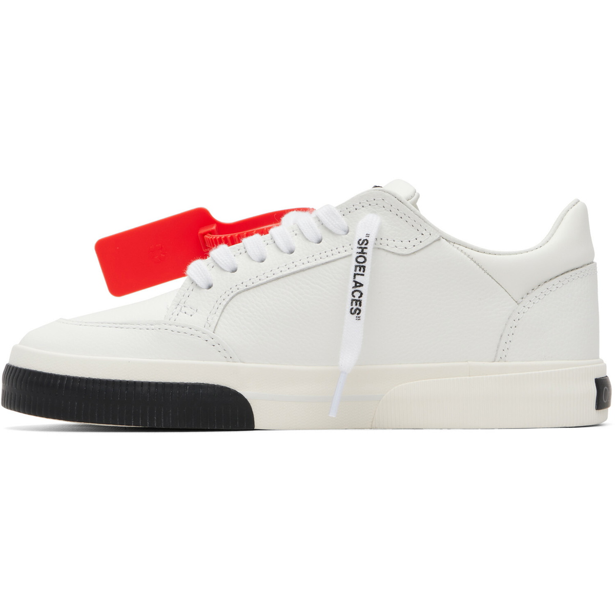 Off-White White Vulcanized Low Leather Sneakers