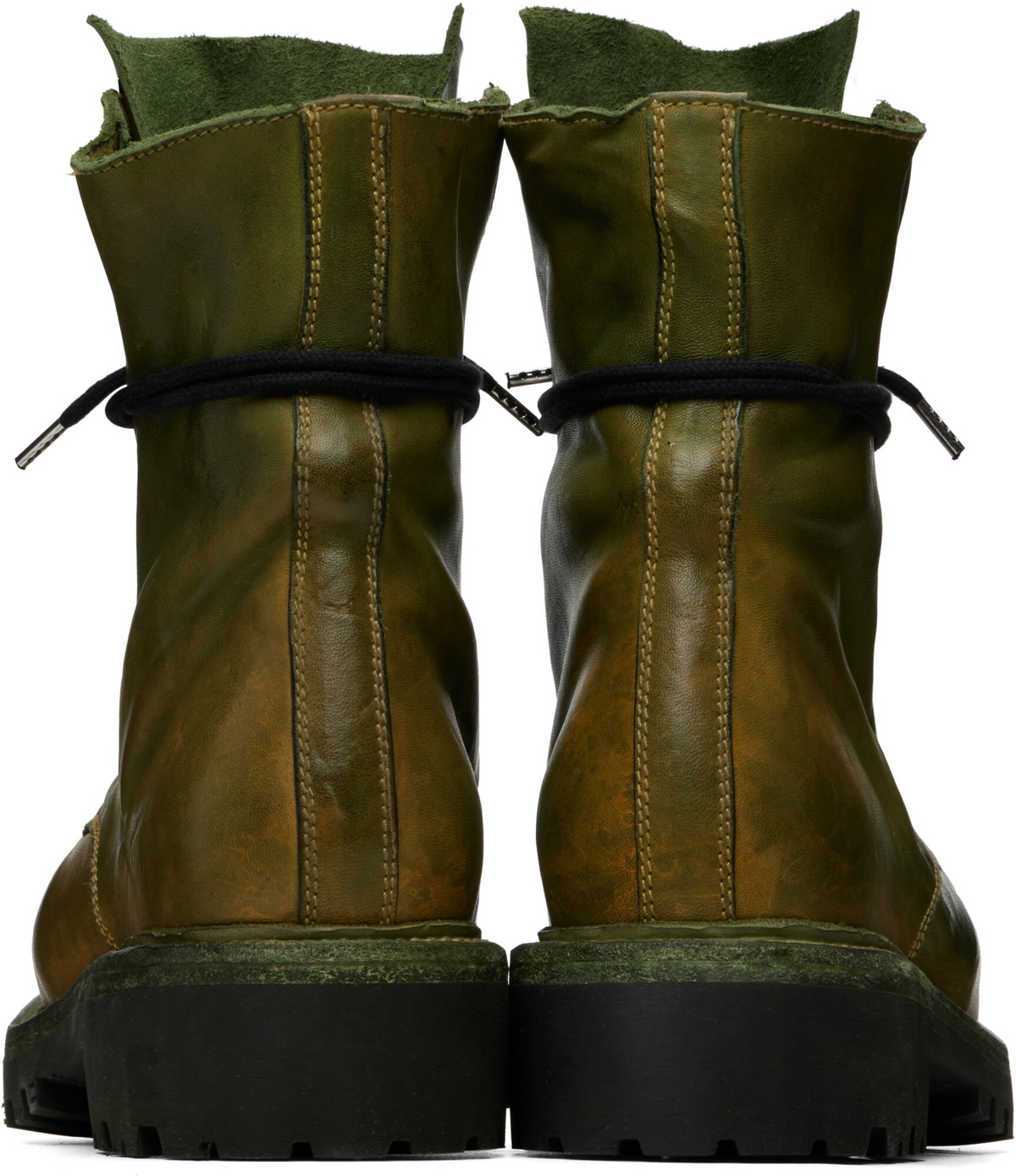 A DICIANNOVEVENTITRE Khaki Prisma Combat Boots