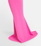 Safiyaa Gayeta high-rise crêpe maxi skirt