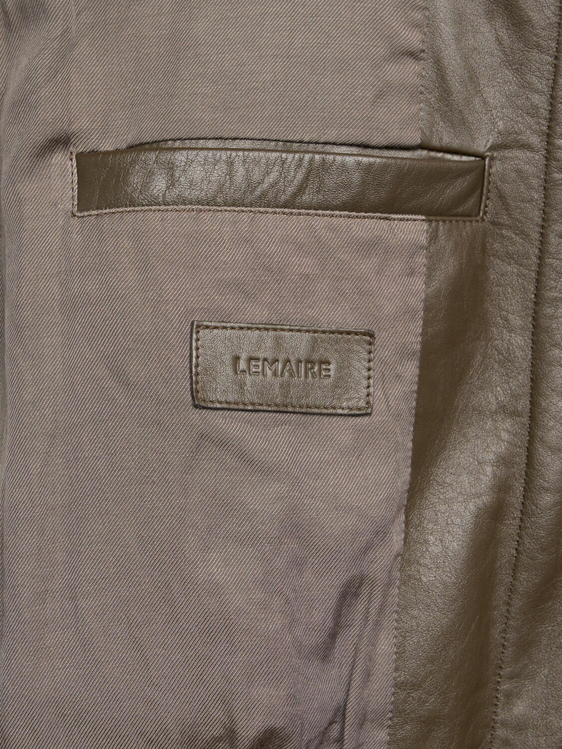 LEMAIRE Soft Nappa Leather Jacket