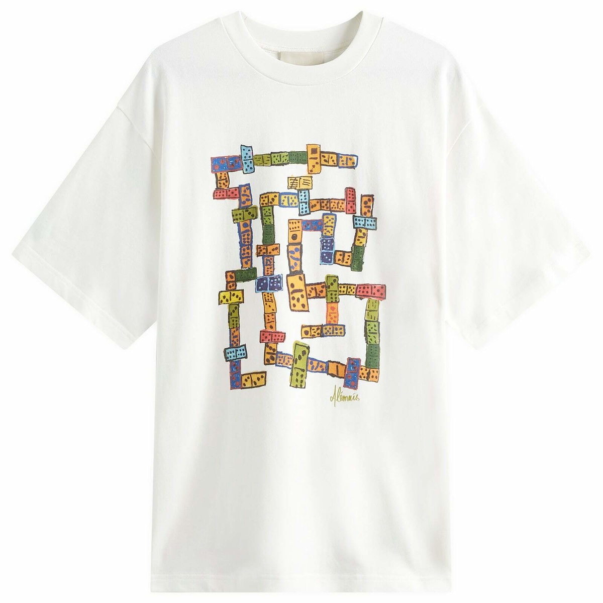 Alemais Women's Players Domino T-Shirt in Cream