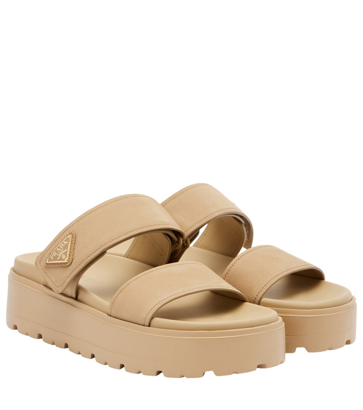 Photo: Prada Leather platform sandals