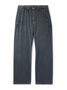Remi Relief - Straight-Leg Cotton-Twill Trousers - Black