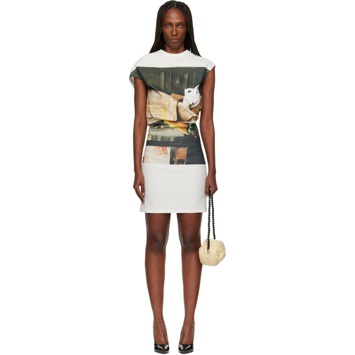 Photo: ISSEY MIYAKE Multicolor Street View Minidress
