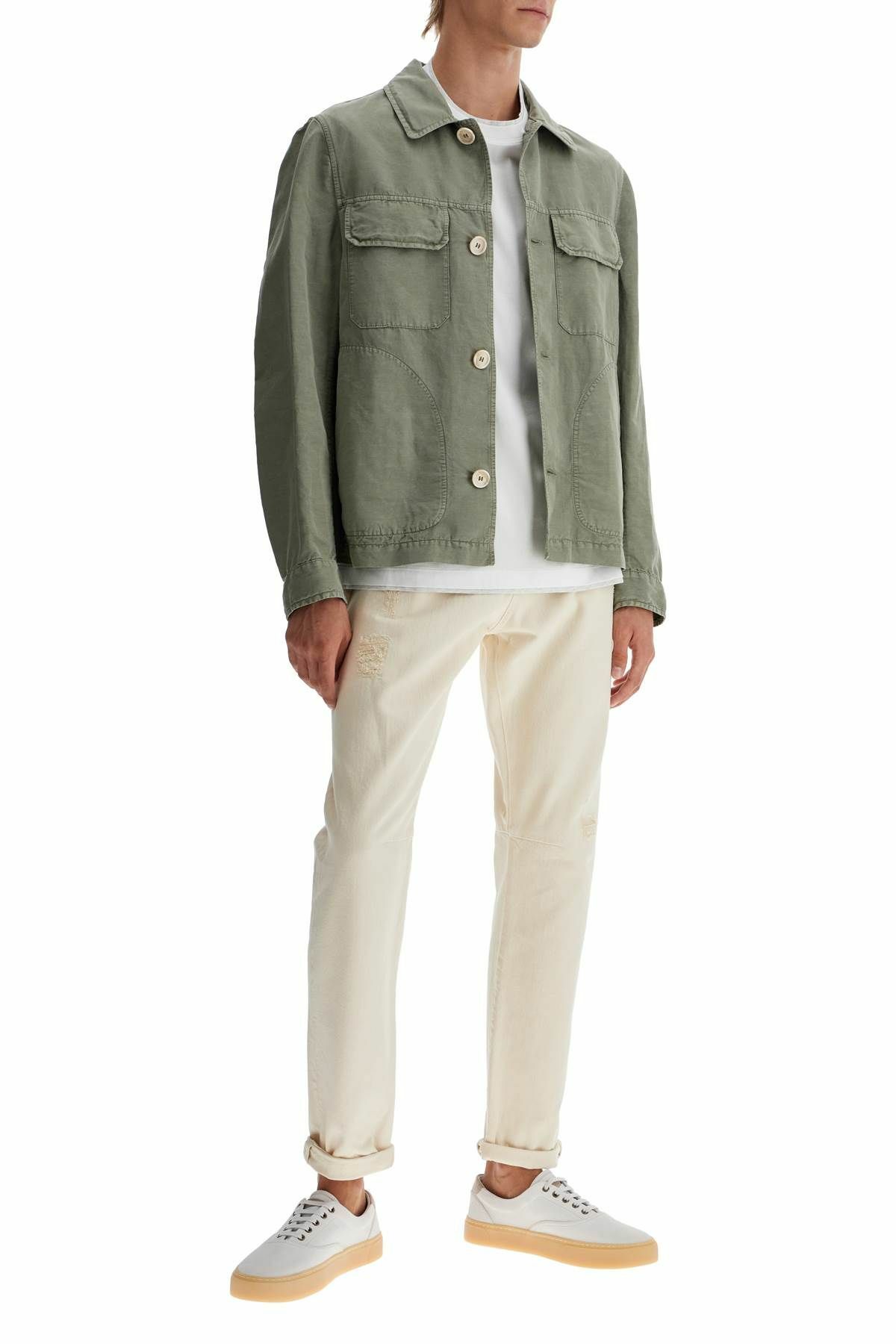BRUNELLO CUCINELLI layered-effect t-shirt White