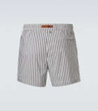 Zegna Striped swim trunks