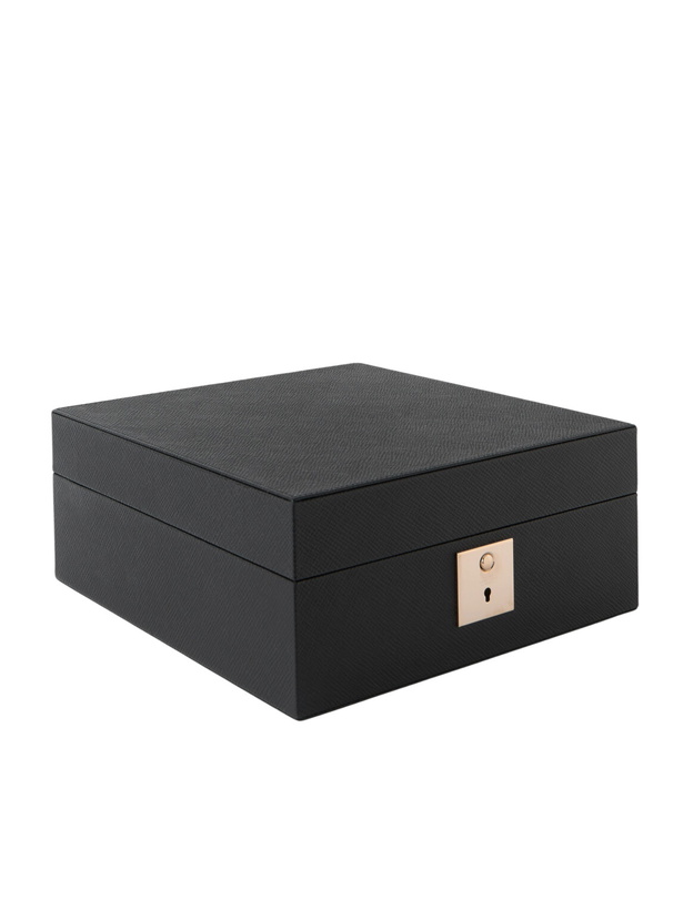Photo: Smythson - Mara Croc-Effect Leather Six-Piece Watch Box