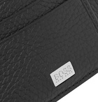 Hugo Boss - Crosstown Full-Grain Leather Cardholder - Men - Black