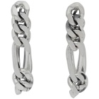 Bottega Veneta Silver Chain Link Earrings