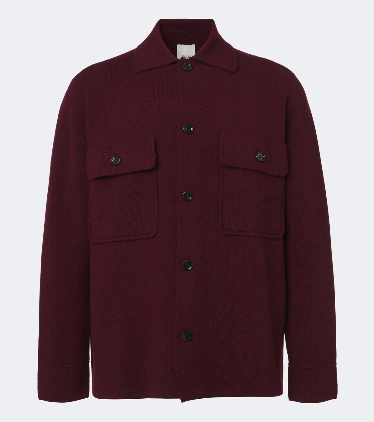 Allude Knitted wool and cashmere cardigan