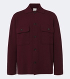 Allude Knitted wool and cashmere cardigan