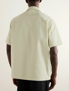 Jil Sander - Camp-Collar Cotton-Poplin Shirt - Green