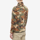 The North Face Men's 100 Glacier Full Zip in Kelp Tan TNF Camo Print