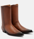 Calvin Klein Collection Cheer leather cowboy boots