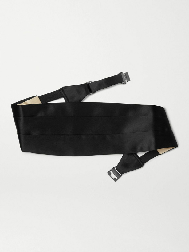 Photo: TOM FORD - Silk-Satin Cummerbund - Black