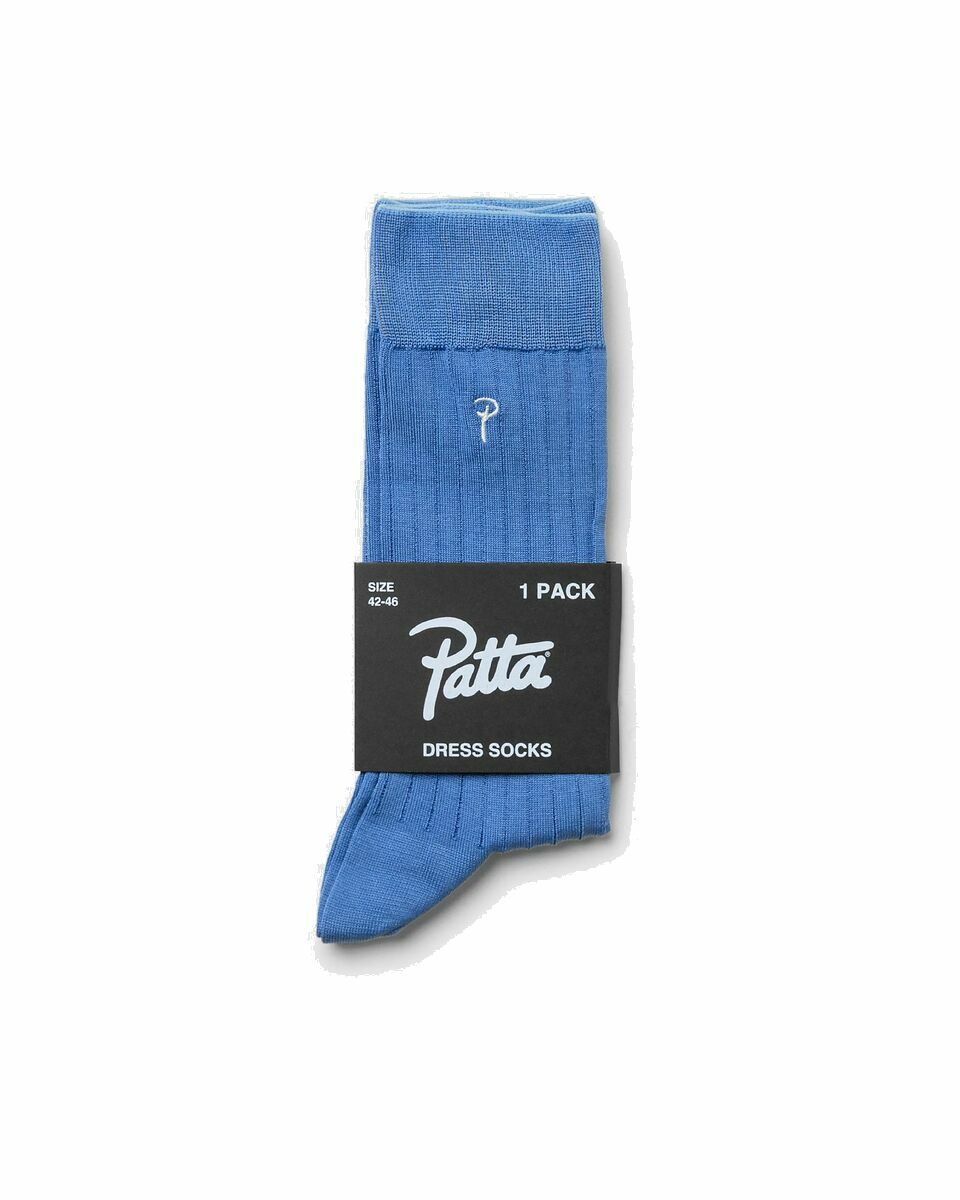 Photo: Patta Patta Basic Dress Socks Blue - Mens - Socks