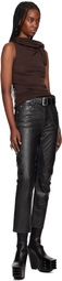 Rick Owens Black Hollywood Stooges Belt