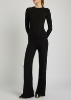 Tala 365 Ribbed Stretch-modal top Black