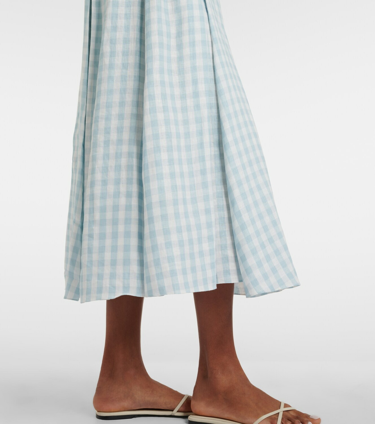 Faithfull Adalee gingham midi dress