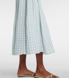 Faithfull Adalee gingham midi dress