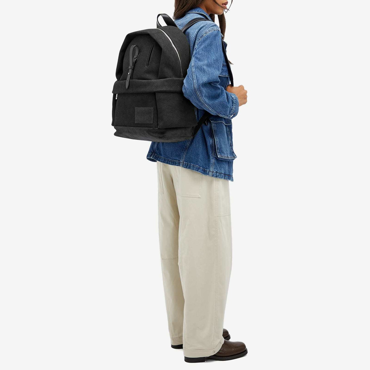 JW Anderson Women's Puller Backpack in Black JW Anderson