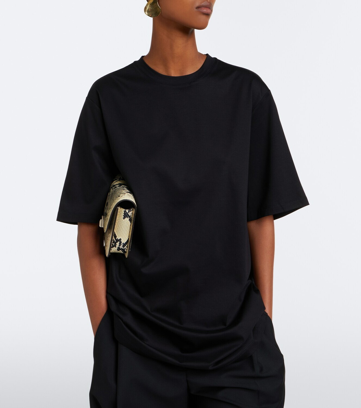 Róhe Cotton and silk-blend jersey T-shirt