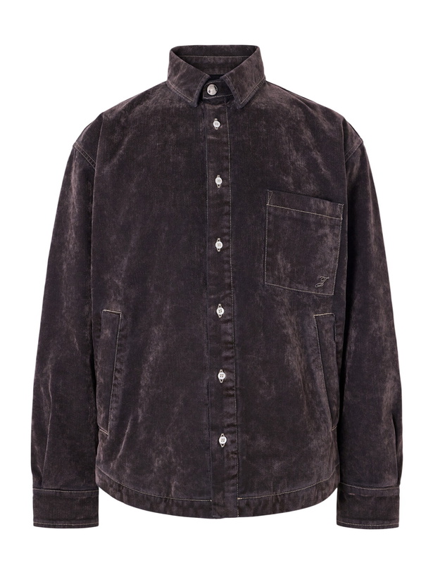 Photo: Jacquemus - Boulanger Denim Overshirt - Gray