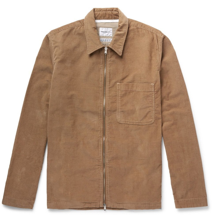 Photo: Norse Projects - Jens Cotton-Corduroy Zip-Up Overshirt - Men - Camel