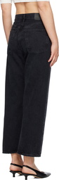 Citizens of Humanity Black Gaucho Vintage Wide Leg Jeans